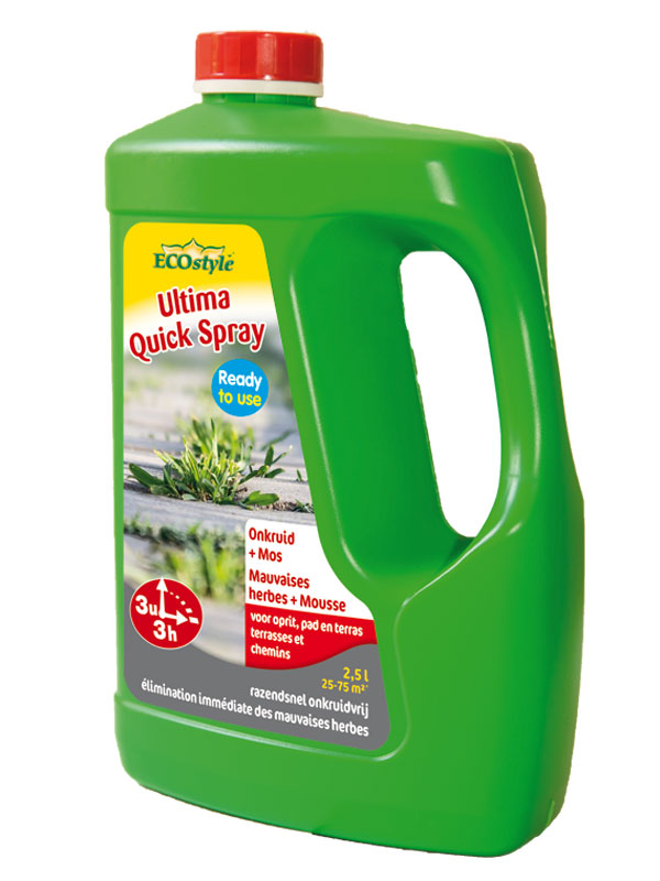 Totale onkruidverdelger voor opritten Ecostyle Ultima Quick 2,5L