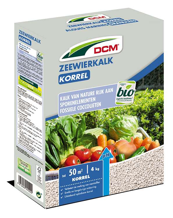 DCM Zeewierkalk voor moestuin, gazon en buxus 4Kg