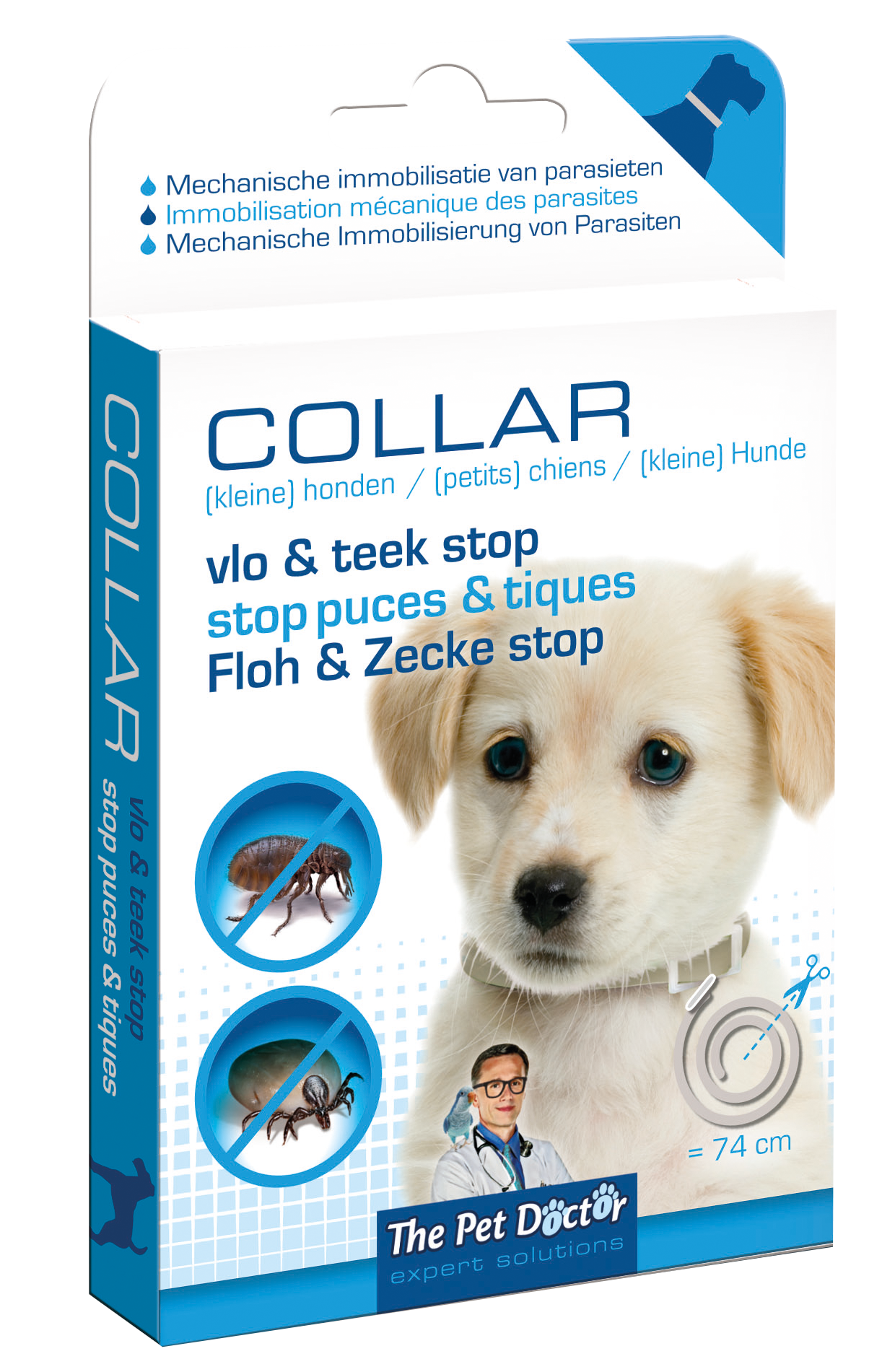 Vlo en Teek Stop Halsband Hond