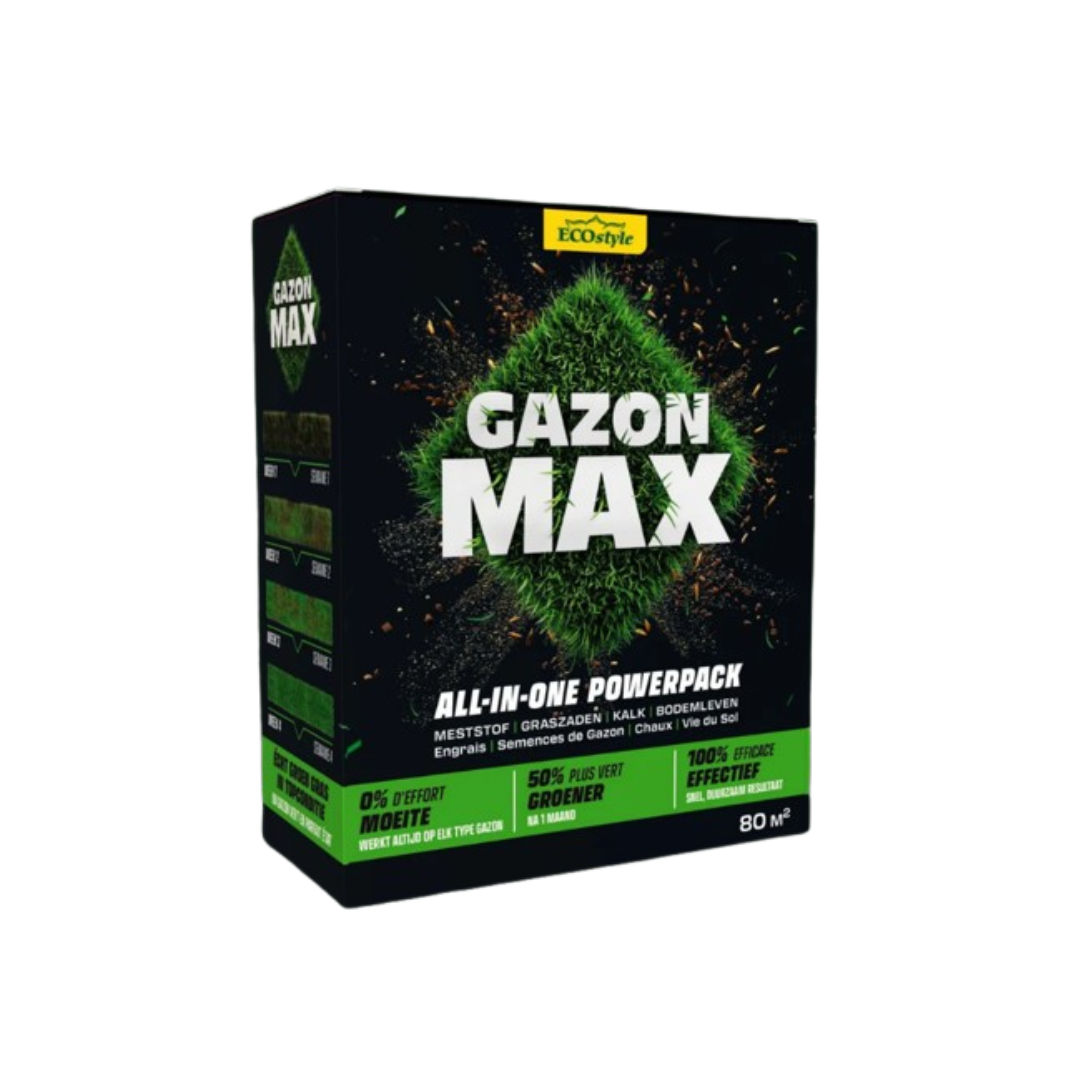  Ecostyle All-in-One GazonMax 4kg | Groen gazon in no-time! (80m²)