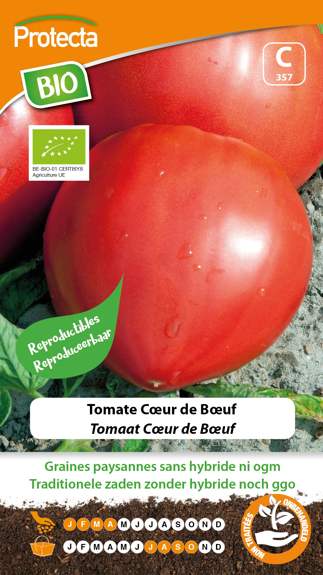 BIO zaden Tomaat Coeur De Boeuf 