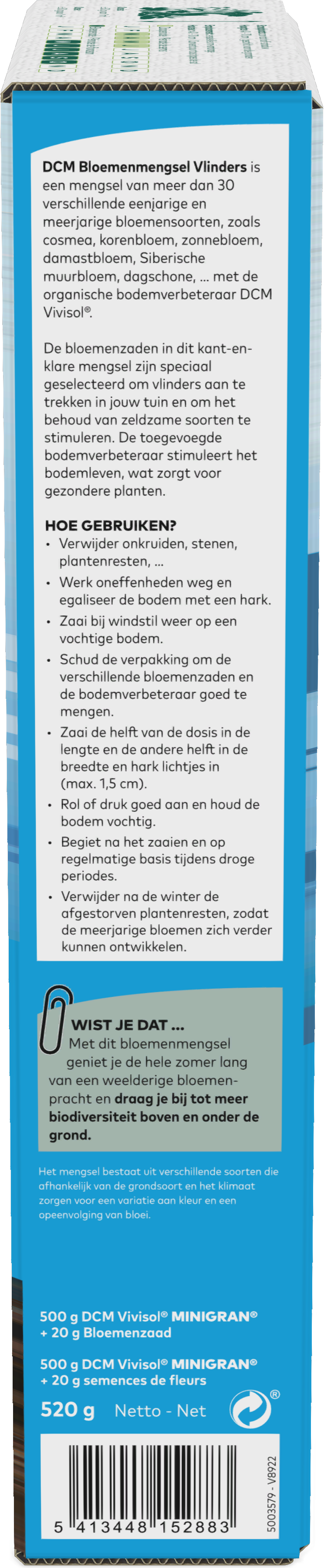 Bloemenmengsel vlinders in de tuin, hoe zaaien