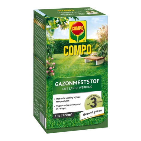 Compo Gazonmeststof met lange werking 120m²