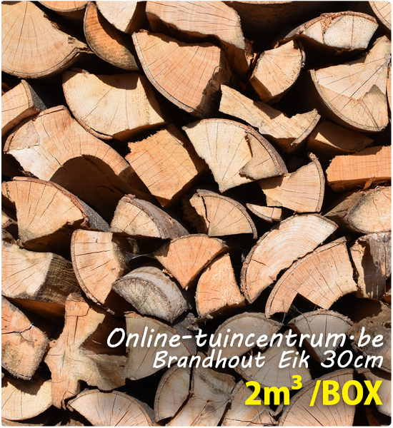 Brandhout Eik 30cm ovengedroogd kopen per 2mÂ³