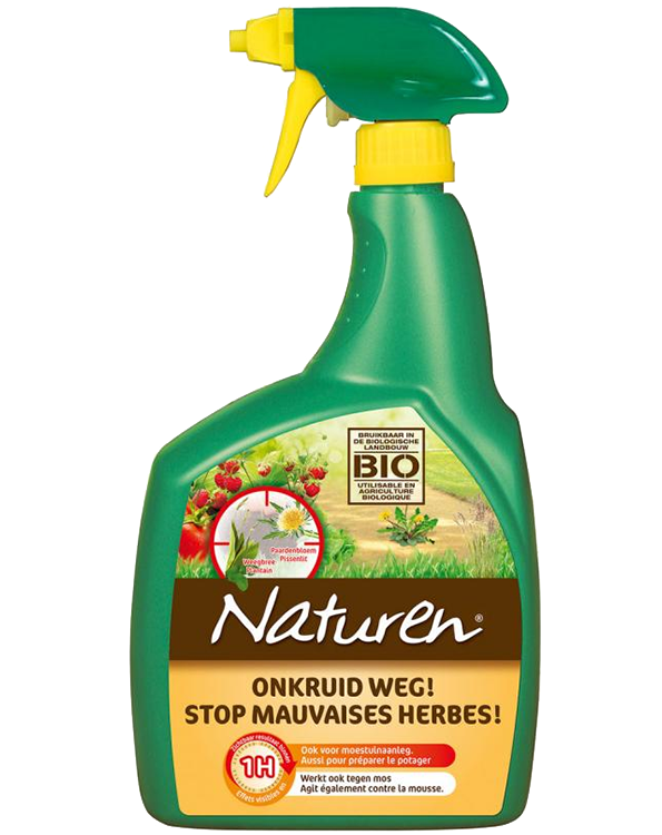 Naturen Onkruid weg onkruidbestrijder spray met azijnzuur 1L
