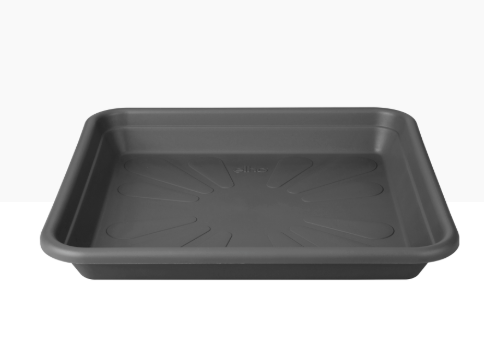 Elho Onderschotel vierkant 20cm antraciet 