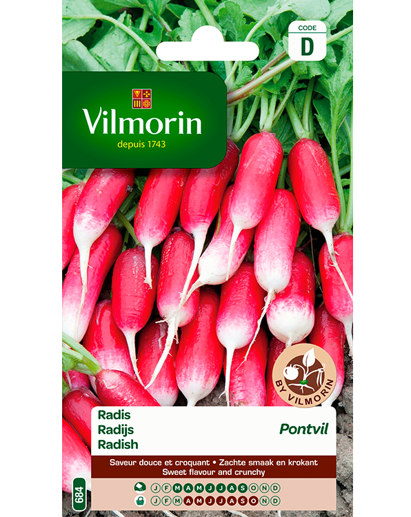 Vilmorin Zaden Radijs Pontvil 10g