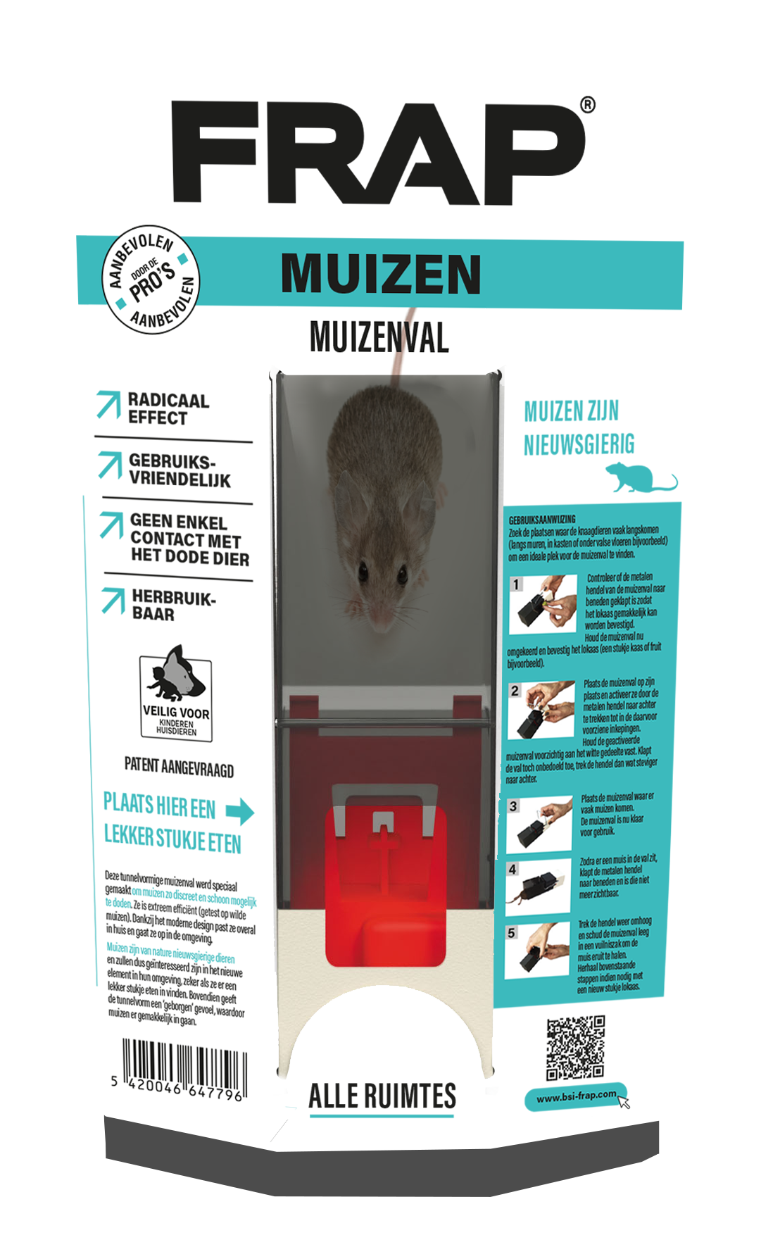 FRAP® Veilige Muizenval - alle ruimtes