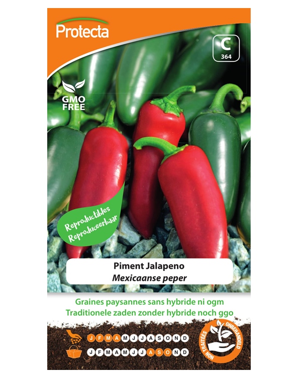 Zaadvaste Mexicaanse peper Zaden