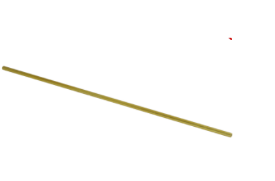 Lans 50 cm recht, messing