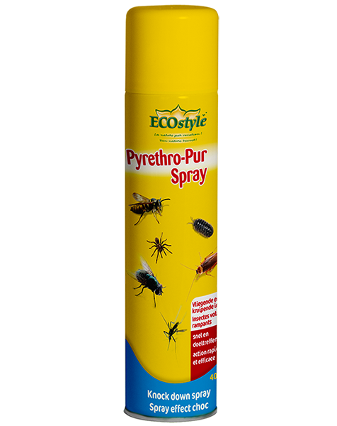 Ecostyle Pyrethro Pur spray tegen vliegende en kruipende insecten 400ml
