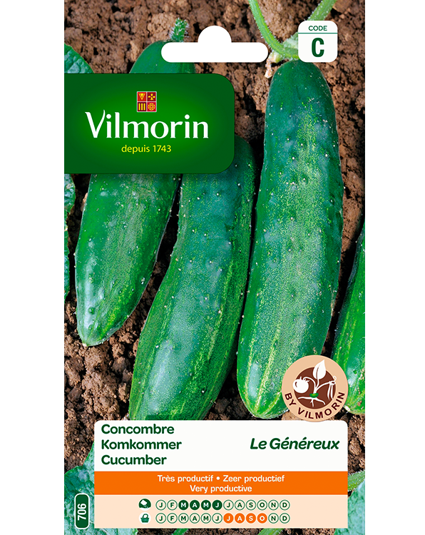 Vilmorin Zaden Komkommer Le Généreux 