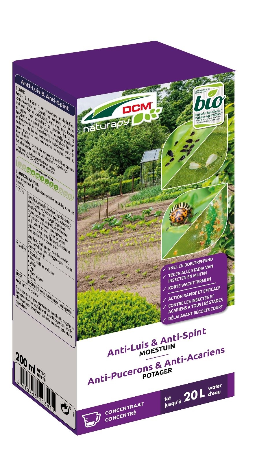 Spint en bladluizen bestrijden in de moestuin - Anti-Luis & Anti-Spint