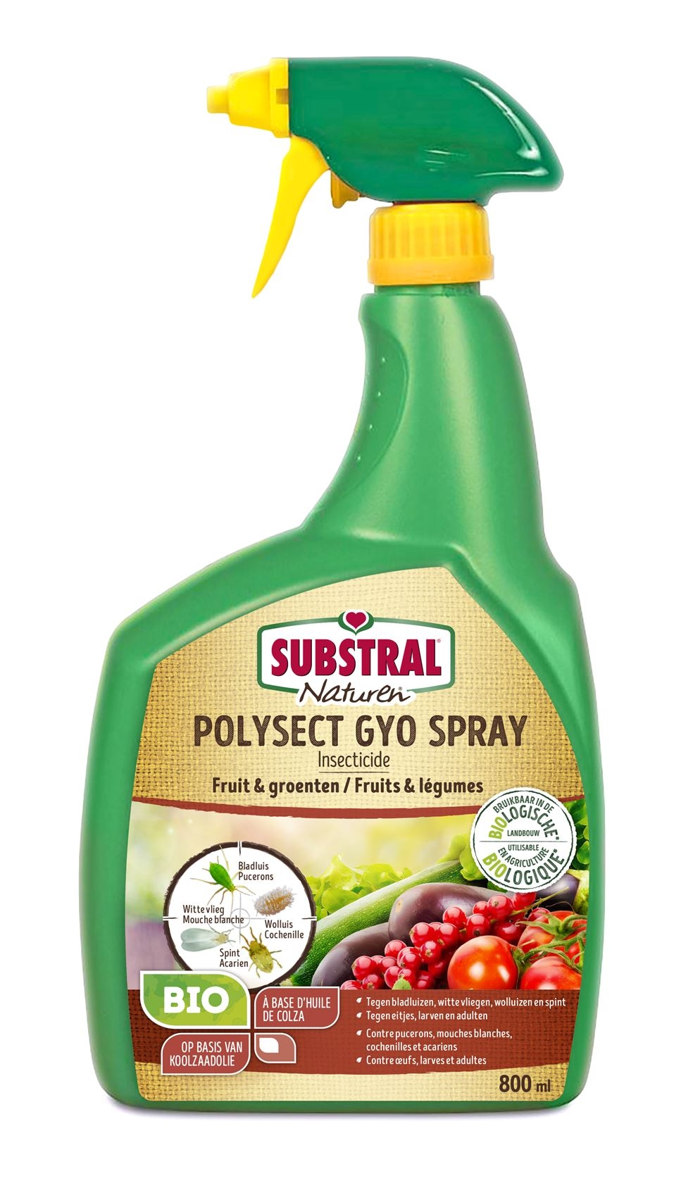 Bladluizen, wolluizen en spint bestrijden met spray 800 ml