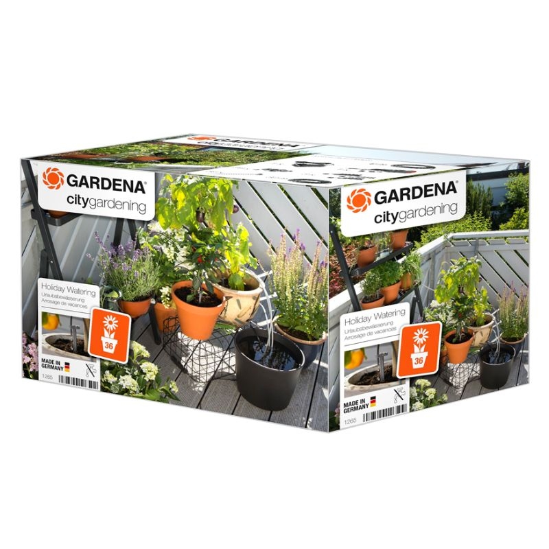 Gardena City Gardening Vakantie Bewateringsset: Automatische bewatering voor maximaal 36 potplanten tijdens uw vakantie