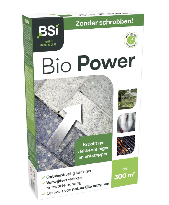 BSI Bio Power 1kg  - Dé ecologische vlekkenreiniger en ontstopper voor een stralende tuin