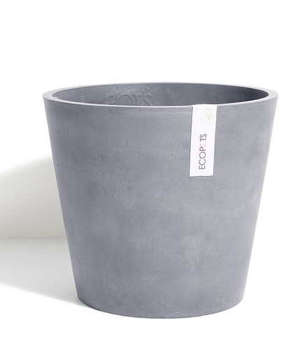 ECOPOTS Amsterdam Ronde bloempot uit kunststof Bluestone 30x27cm