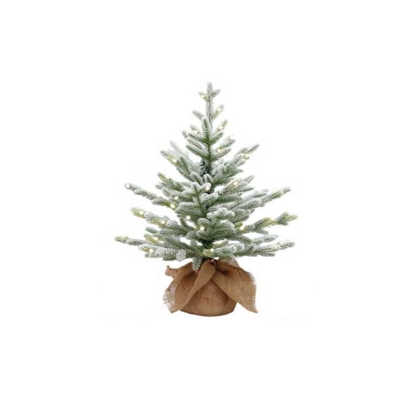 Kleine kunstkerstboom Flocky met sneeuw 75cm