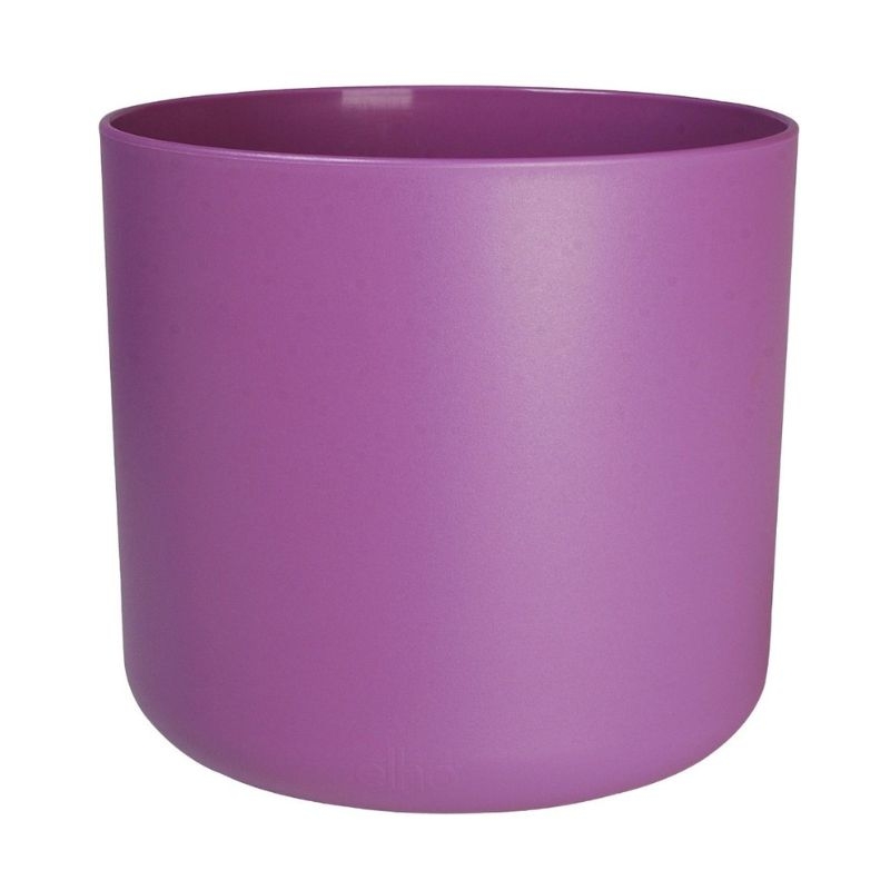 Elho B For Soft Round 16cm Cloudy Violet: Ronde, zachte bloempot in een stijlvolle paarse kleur, perfect voor kamerplanten