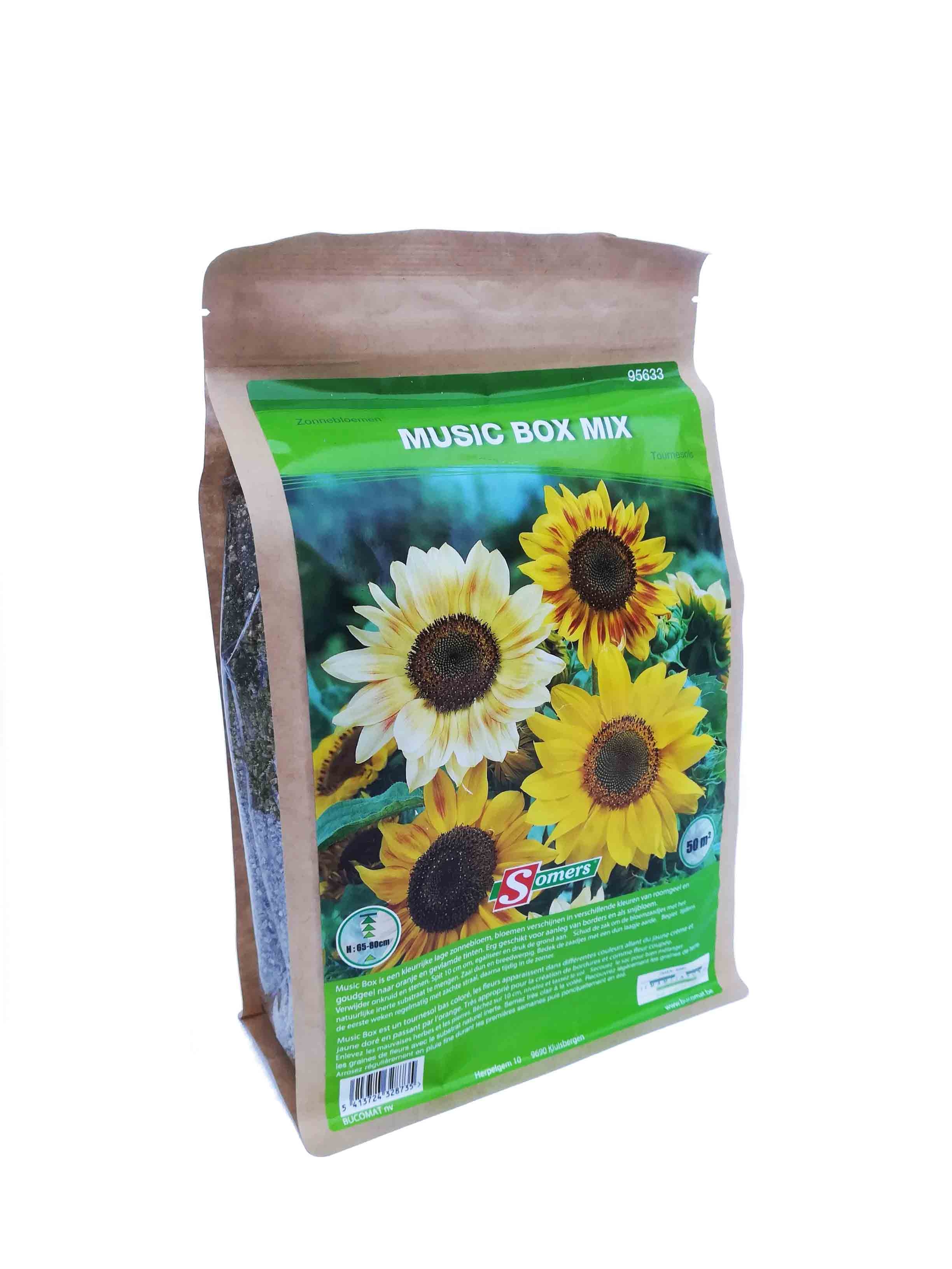 Bloemenmengsel zonnebloemen zaaien 50m²