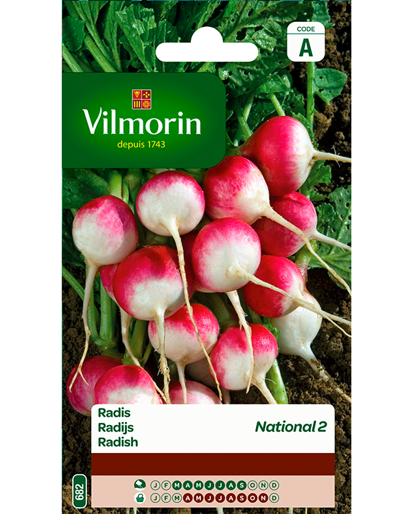 Vilmorin Zaden Radijs National 2 10g