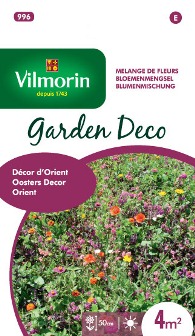 Bloemenmengsel Oosterse Bloemen zaaien 8g