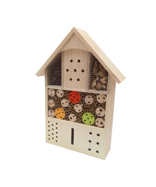 Insectenhotel voor lieveheersbeestjes, vlinders en gaasvliegen