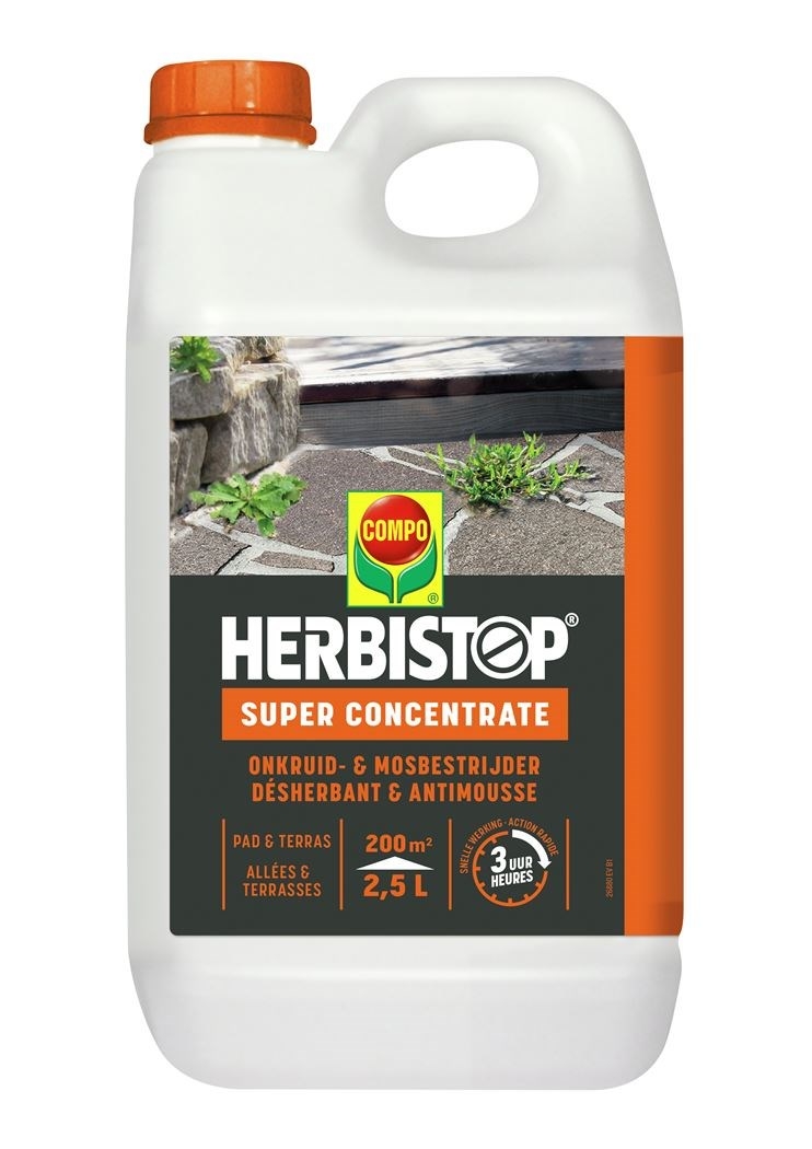 Herbistop Super Onkruid op Opritten en paden 2,5L