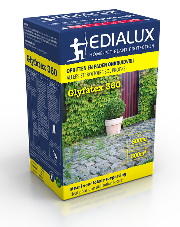 Edialux Glyfatex Garden Onkruid bestrijden tussen tegels 500ml 