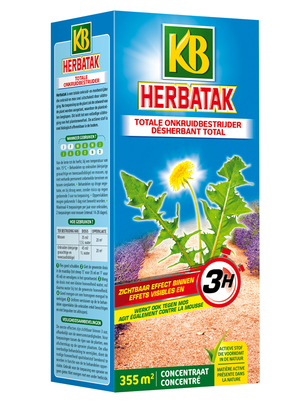 KB Herbatak totale onkruidbestrijder 800ml