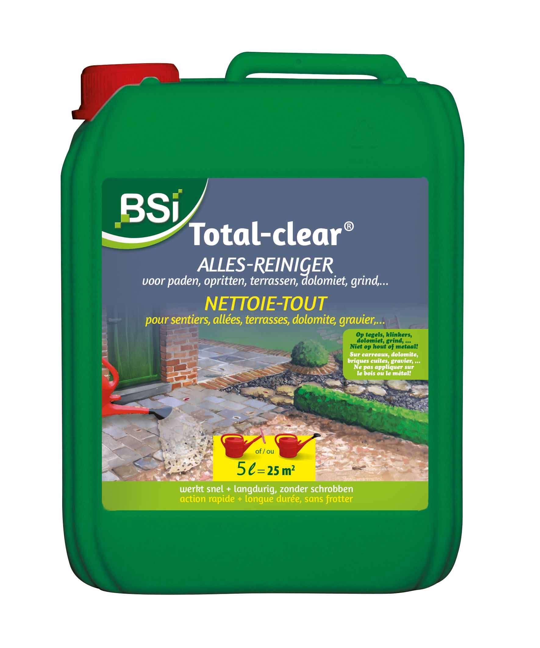 Zwarte aanslagreiniger Total Clear 5L
