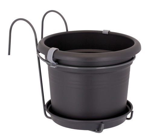 Elho Green Basics Balcony Pot Allin1 19,5 cm - living black