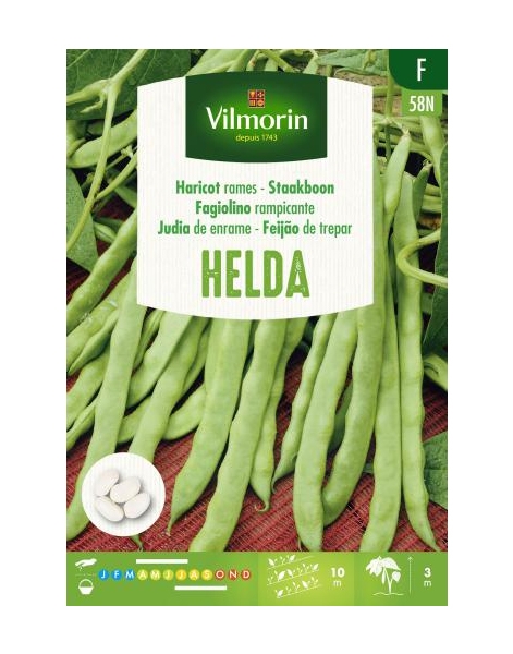 Vilmorin staakboon zaden Helda 80 g