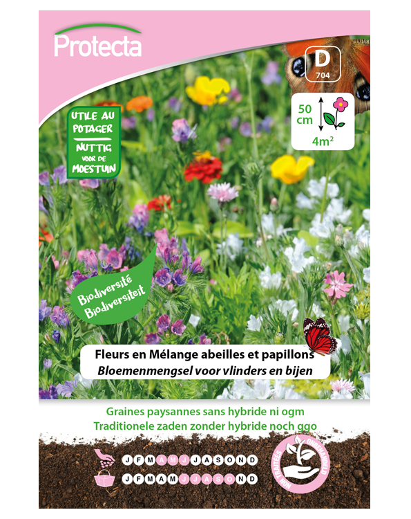 Bloemen Zaden voor vlinders en bijen 