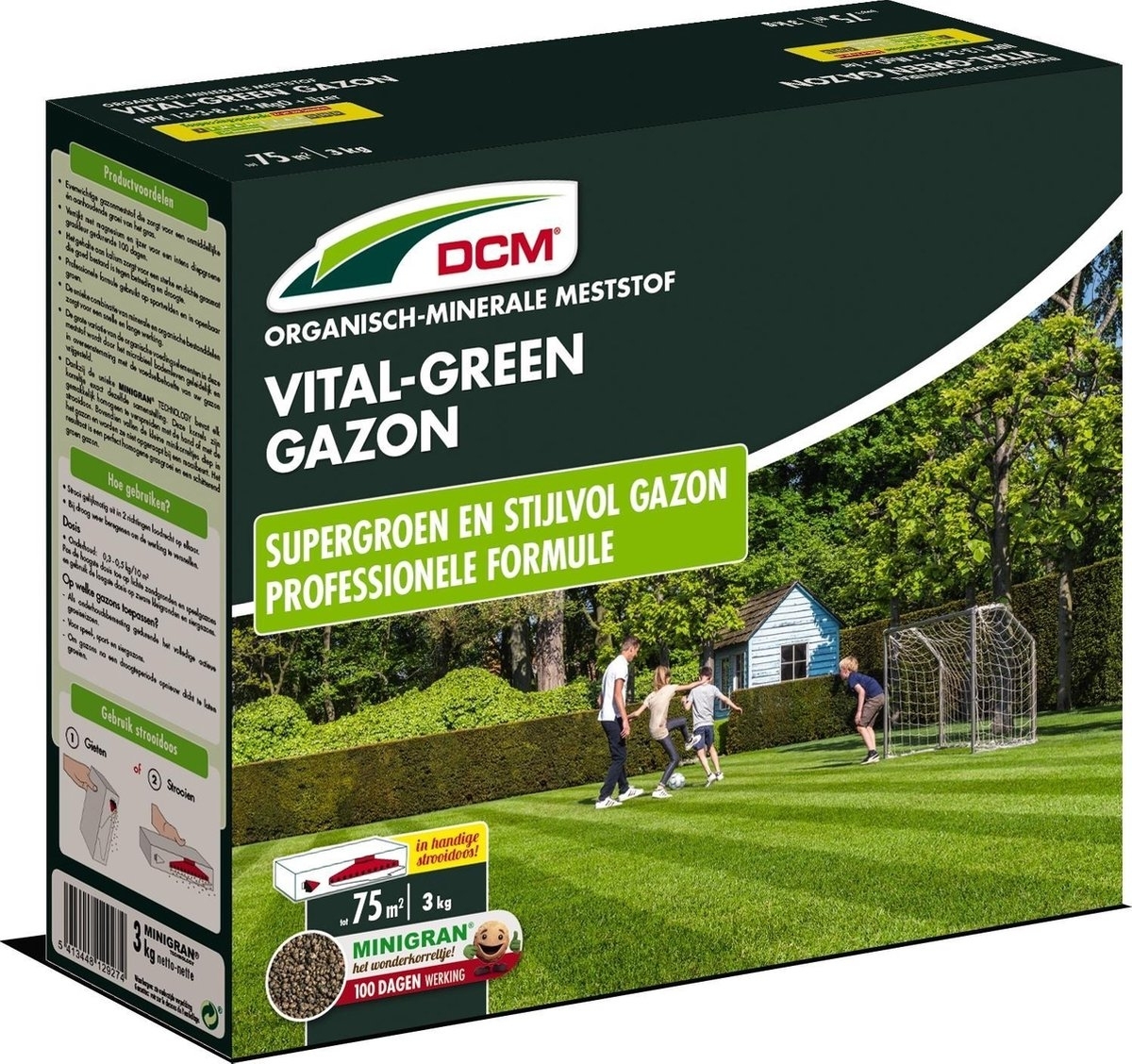 DCM Vital Green gazonmest met magnesium en ijzer 75m²