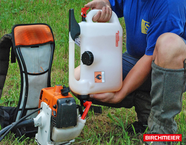Birchmeier jerrycan voor benzine met drukknop 6L