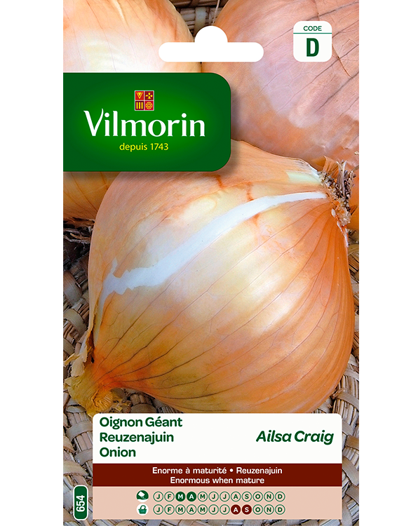Vilmorin Reuzenajuin zaden Ailsa Craig 3g