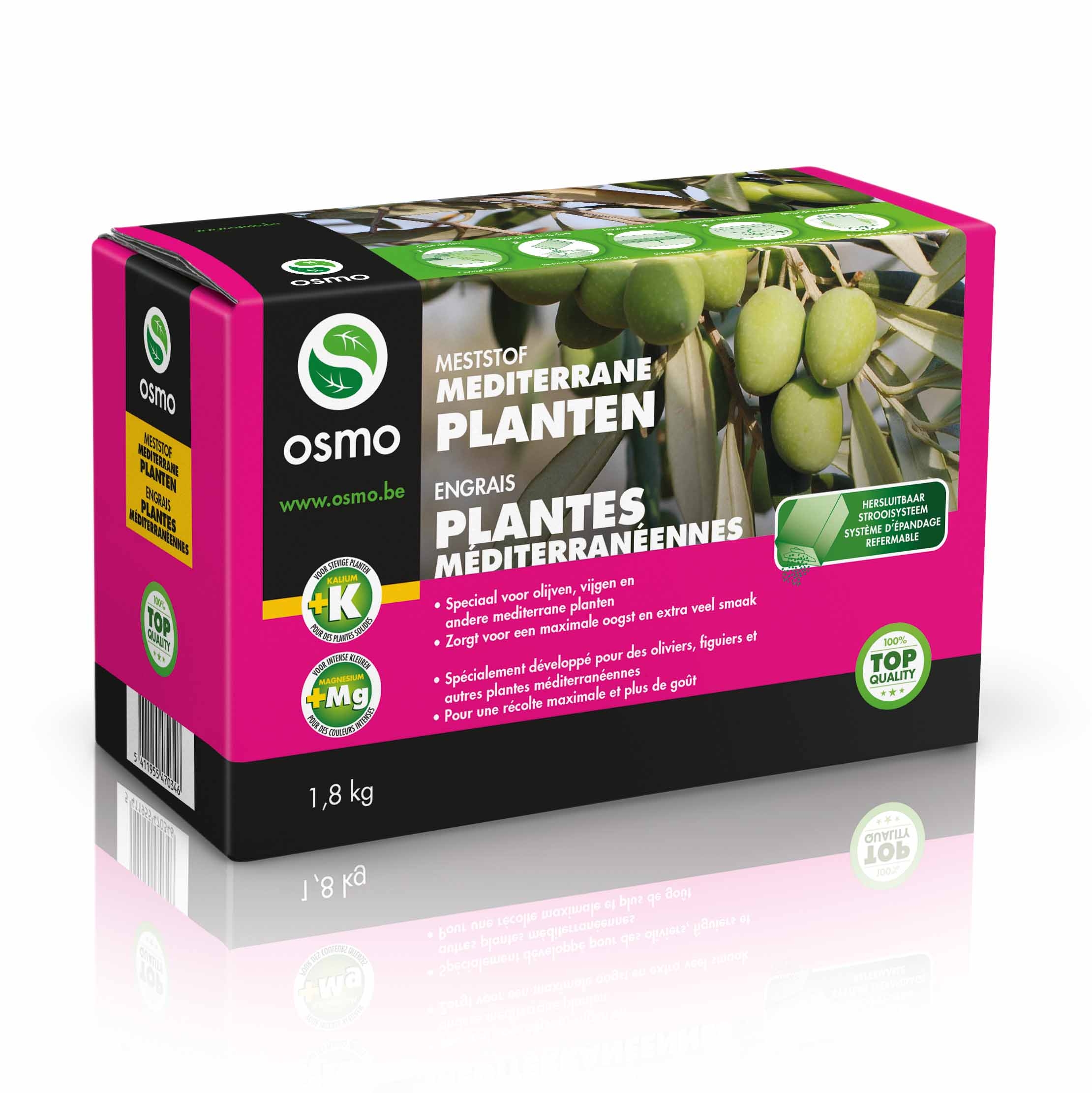 Meststof voor Mediterrane Planten Bio 1.8 Kg