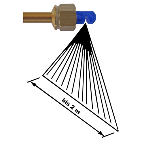 Birchmeier ketsdop 1,6mm blauw