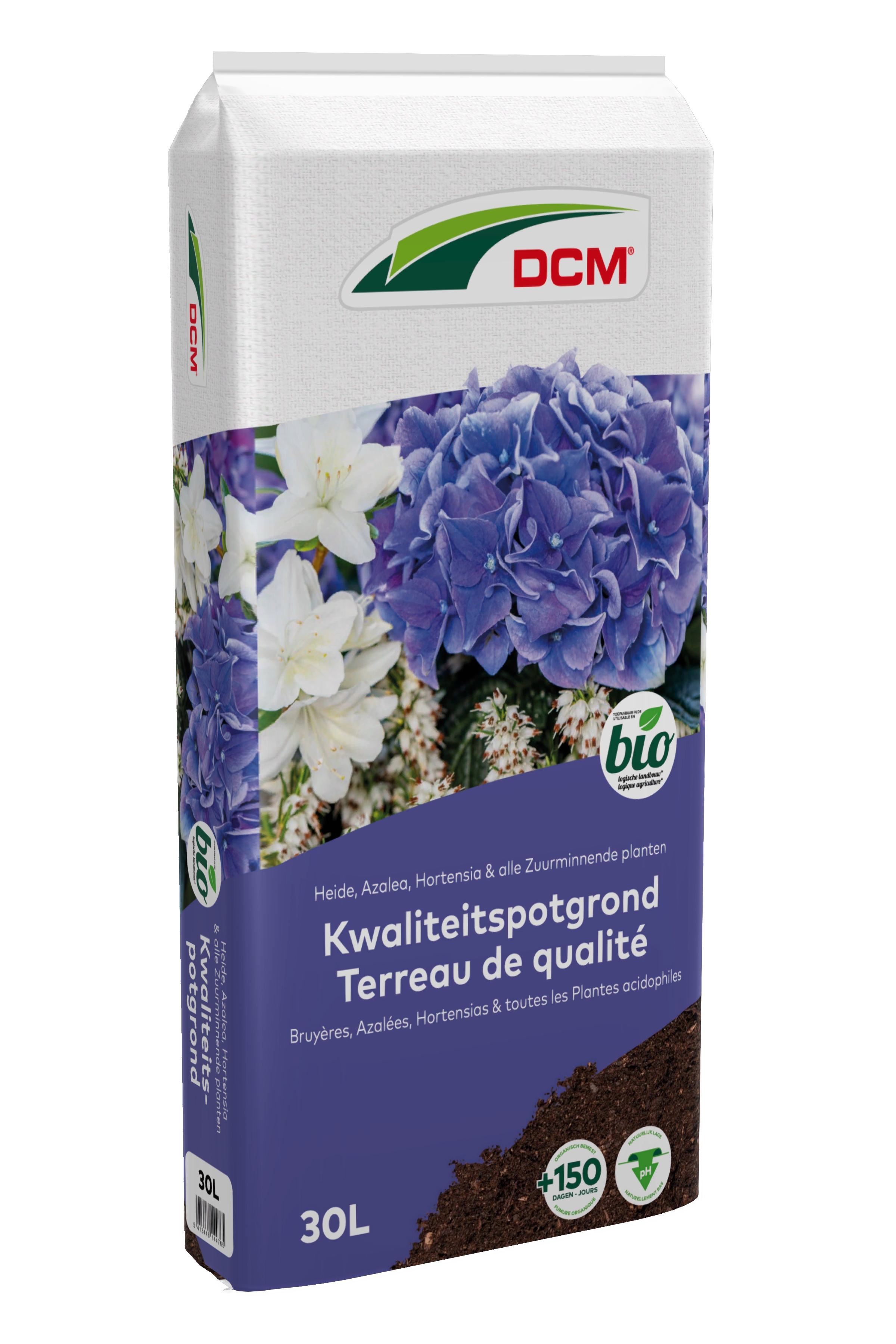 DCM Potgrond voor hortensia, heide ea zuurminnende planten 30L