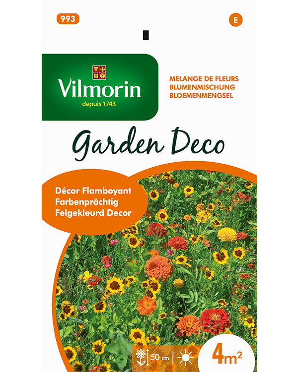 Bloemenmengsel zaden Felgekleurde bloemen 8g