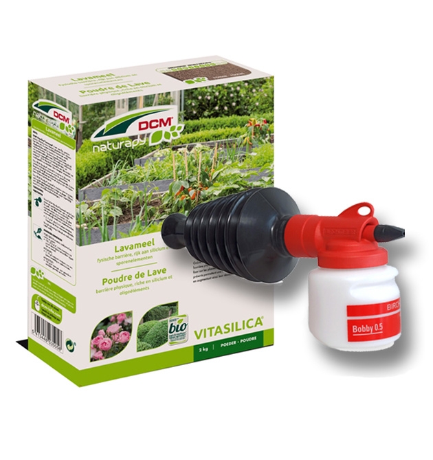 DCM Vitasilica Lavameel + Birchmeier Bobby poederverstuiver