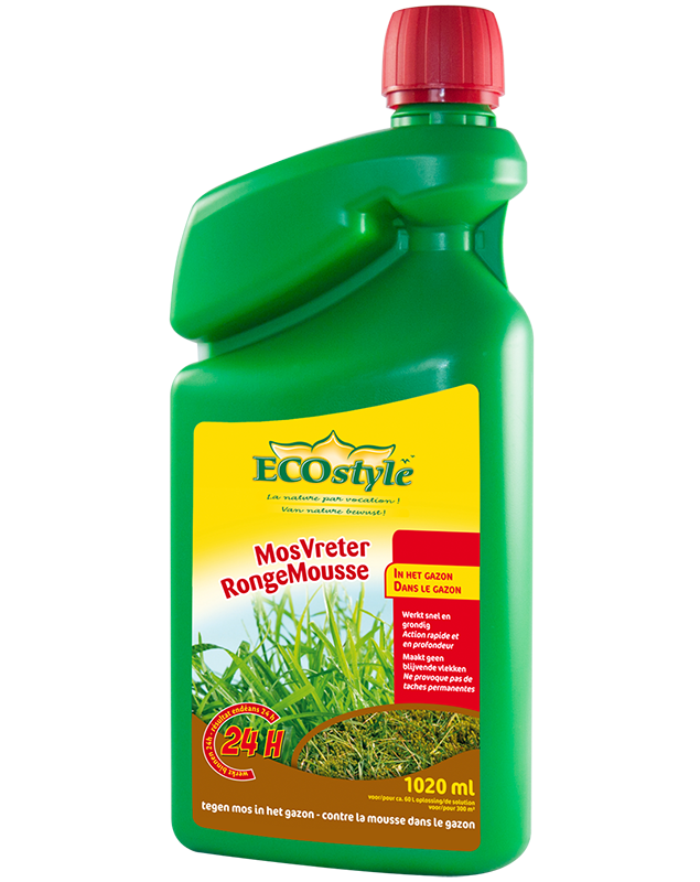 Ecostyle MosVreter Mos bestrijden in het gazon 1020ml 