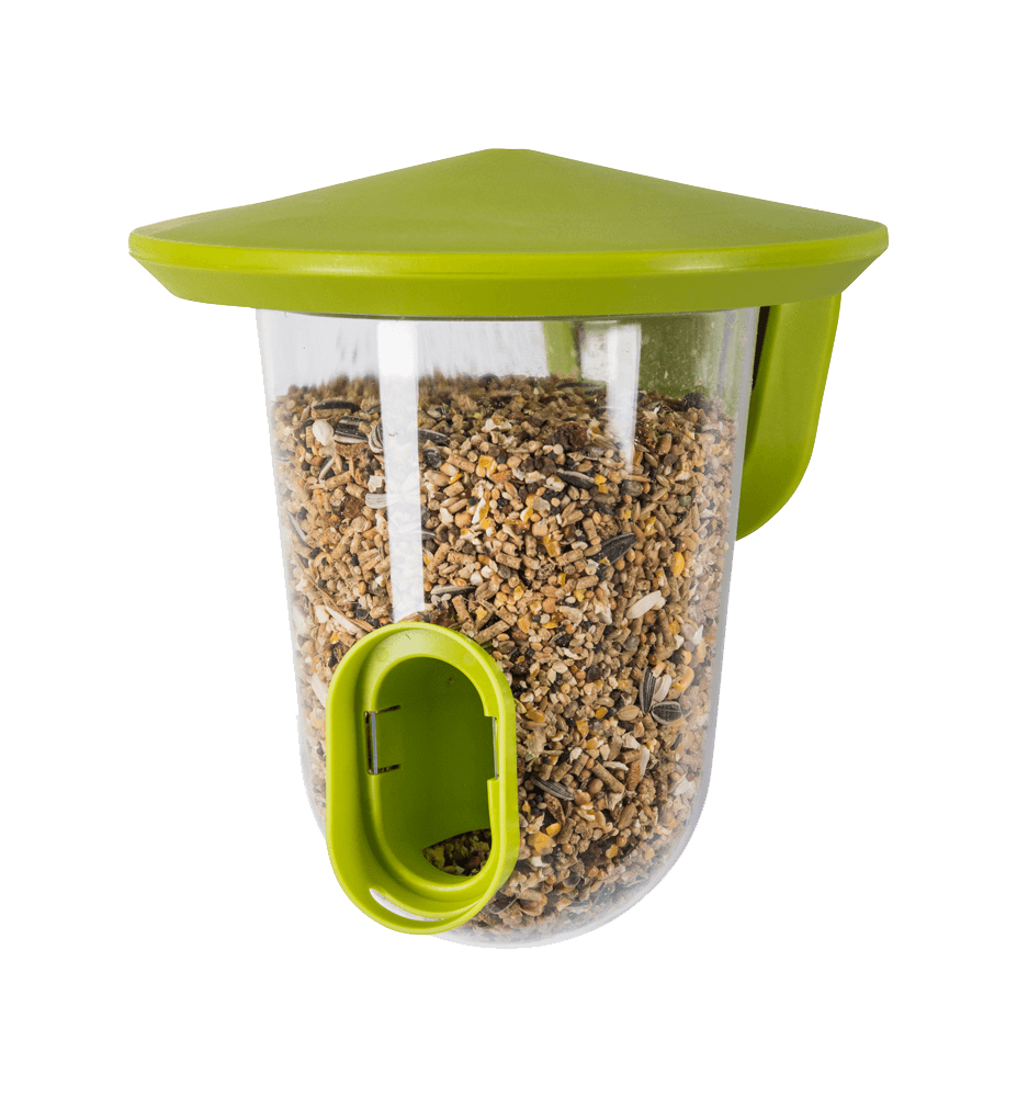 Moderne vogelvoedersilo Groen Feedr