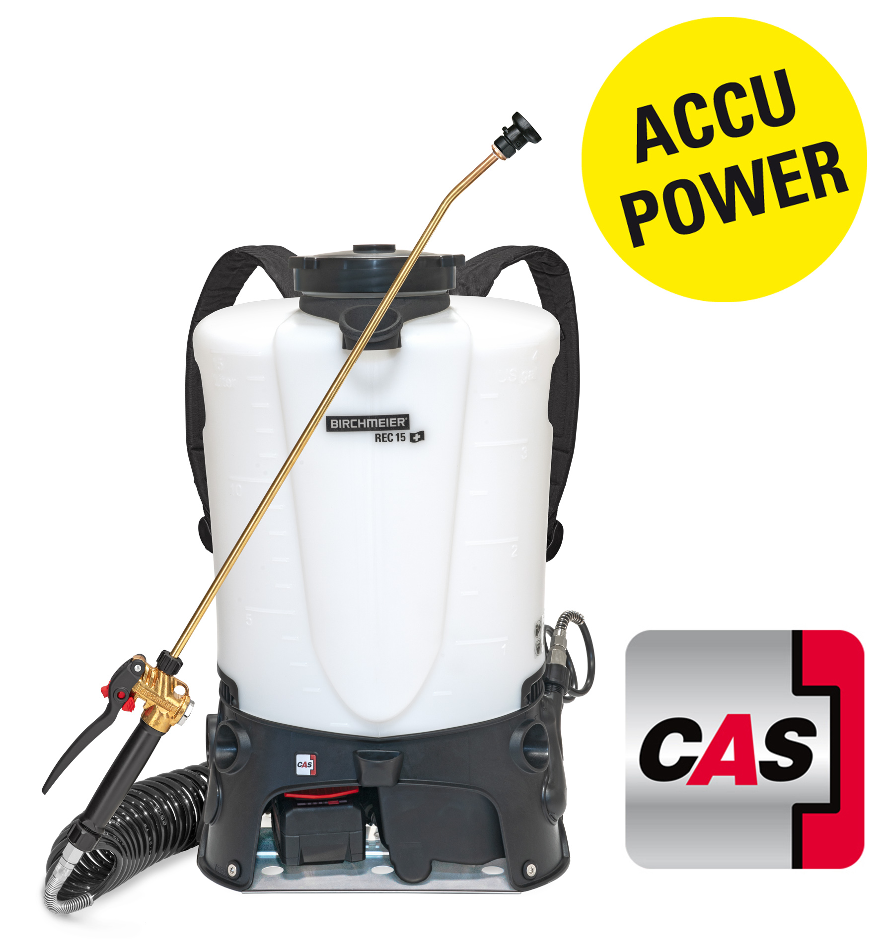 Birchmeier REC 15 PC1 accu rugsproeier voor solventen - 15 liter - professioneel sproeien
