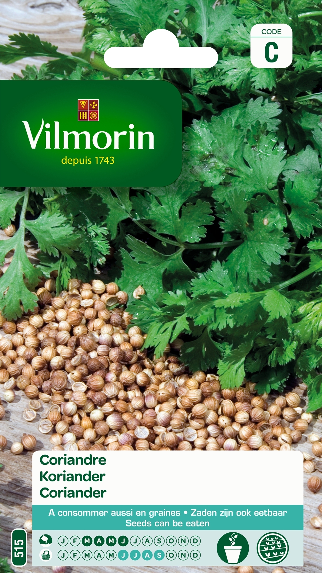 Vilmorin Zaden Koriander 